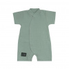 ESITO Letný overal pre bábätko mušelín Olive Veľ. 80