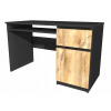 Šedý stôl, predné drevo retro 120x60 cm kóma II (Šedý stôl, predné drevo retro 120x60 cm kóma II)