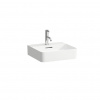 Laufen VAL Umývadlo na skrinku 45x42cm, s 1 otvorom pre batériu uprostred, biela LCC H8152814001041
