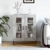 zahrada-XL Komoda betónovo sivá 69,5x34x90 cm kompozitné drevo 827800