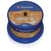 VERBATIM DVD-R(50-Pack)Spindl/MattSlvr/16x/4.7GB (43548)