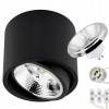 POVRCHOVÉ SVIETIDLO POHYBLIVÁ AR111 + GU10 LED (Väzba motínu AR111 Movná trubica + GU10 LED)