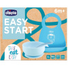 Chicco Easy Start miska 1 ks + lyžička 1 ks + podbradníček 1 ks