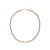 Perlový náhrdelník bronz 32063.3