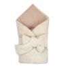 Luxusní oboustranná zavinovačka/deka/podložka se stuhou, béžová (30982401)