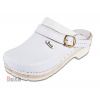Profesionálna obuv Buxa FPU10p perforované biele do ambulancie - 36 [23,2 cm]