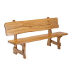 Záhradná lavička PAVEL z masívneho dreva Dĺžka: 160 cm