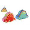 Wiky Pokladnička dinosaurus plechová so zámkom 18x13cm, 3 farby