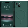 Magsafe gumový kryt pre Apple iPhone 13 Pro Farba: Zelená tmavá