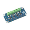 Waveshare 4-ch Current/Voltage/Power Monitor HAT for Raspberry Pi, I2C/SMBus