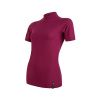 SENSOR DOUBLE FACE dámské triko kr.rukáv lilla 19200037-03