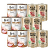 BRIT PATE & MEAT KRÁLIK 6x400g + WILD FARM Pate Jahňacie 6x400g