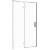 Cersanit LARGA Dvere do niky / Dvere pre sprch kút 120x195cm Chróm Číre sk. Ľavé S932-122 S932-122