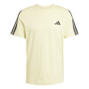 adidas Essentials 3-Stripes pánske tričko Powder Yellow L