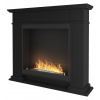Bio krb stojaci Inportal čierny so sklom 115 x 100 x 25 cm