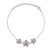 Strieborný náramok Hot Diamonds Forget me not RG DL596