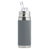 Pura Pura® TERMO fľaša so slamkou 260ml sivá, mint, poľovnícka zelená, rose Farba: Sivá