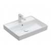 Villeroy & Boch Collaro - Umývadlo nábytkové 60x47 cm, s prepadom, otvor na batériu, CeramicPlus, Stone White 4A336GRW
