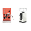 Profitec GO, red + Eureka Mignon Specialita, BL white
