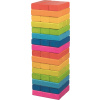 GOKI Balanční hra dřevěná věž Jenga duhová