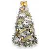 LAALU Ozdobený stromček ŽIARIVÁ ELEGANCIA 150 cm so 100 ks ozdôb a dekorácií