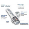 Acar Xprotector 3m 5x220V biely 9603