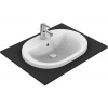 Ideal Standard Connect umývadlo 62x46 cm oválny vstavané umývadlo biela E504001