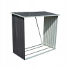 Prístrešok na drevo Woodstore 83x163x154 cm - sivý
