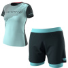 Komplet DYNAFIT Alpine Shirt W Marine Blue + Alpine Pro 2/1 Shorts W Blueberry Marine Blue