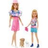 Mattel Barbie® Panenka Barbie a Stacie se 2 pejsky, HRM09