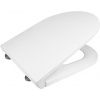 Mereo WC sedátko Slim SoftClose EasyOff nerezové pánty Biele CSS125
