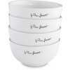 LAMART Sada misiek Lamart Sada porcelánových misiek 4ks LT9014