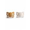 Frigg Dvojbalenie anatomických cumlíkov frigg butterfly honey gold/ cream, 0-6m, silikón