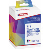 Edding Ink náhradní Brother LC-1000BKCMY kompatibilní kombinované balení černá, azurová, purppurová, žlutá EDD-714 18-714
