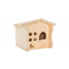 Pet Buddy PetBuddy chaloupka přírodní, 20 x 18.5 x 16.5 cm, borové dřevo