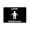 Fotoobraz 90x60 cm stredný Jsem kladivoun