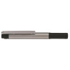 Guľôčkové pero, 0,24 mm, s vrchnákom, nehrdzavejúca oceľ, čierna farba tela, ZEBRA F 301 Compact, modrá