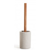 BISK Erga Craft, toaletná WC kefa na postavenie, taupe, ERG-08568