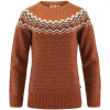 Fjällräven Övik Knit Sweater W, Veľkosť L, Farba AUTUMN LEAF-DESERT BROWN