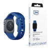 3mk Silicone Watch Strap pro Apple 42/44/45/49 mm Blue 5903108565738