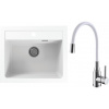 Set Alveus (dřez Atrox 30 White 11 + baterie Mintas Bílá/Chrom) SETA25042
