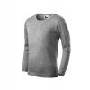 MALFINI® Tričko detské Fit-T LS tmavosivý melír Veľkosť: 146 cm/10 rokov 1211211