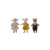 Detská textilná hračka Animal Friends - set 3 ks