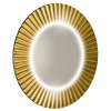 Nástenné zrkadlo Sapho okrúhle 900 x 900 mm