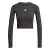 Dámske Tričko s dlhým rukávom ADIDAS MAT MIX LS JG4007 – Čierna