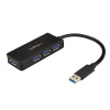 StarTech.com ST4300MINI hub USB 3.2 Gen 1 (3.1 Gen 1) Type-A 5000 Mbit/s Čierna (ST4300MINI)