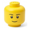 LEGO® úložná hlava mini chlapec s vekom 10,2 x 10,2 x 12 cm