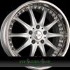 RH RAK PHÖNIX 10x18 5x120 ET54.00 silber mit edelstahlhorn