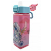 Bidon Kids Euroswan Lilo i Stitch 500 ml (FĽAŠA S ŠTVORCOVÝM STEHOM SO SLAMKOU 500ml STEH)