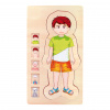 Small foot by Legler Small Foot Dřevěné hračky puzzle anatomie Tim